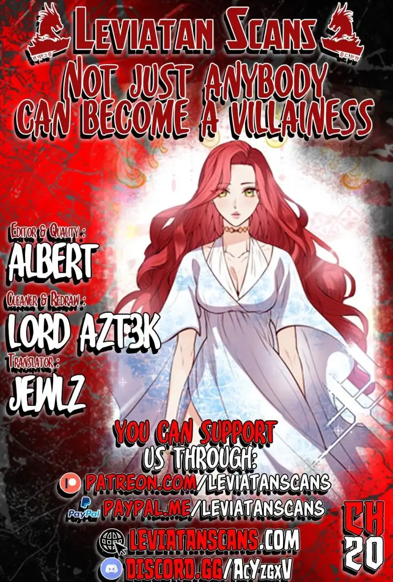 Not Just Anyone Can Become a Villainess Chapter 20 1